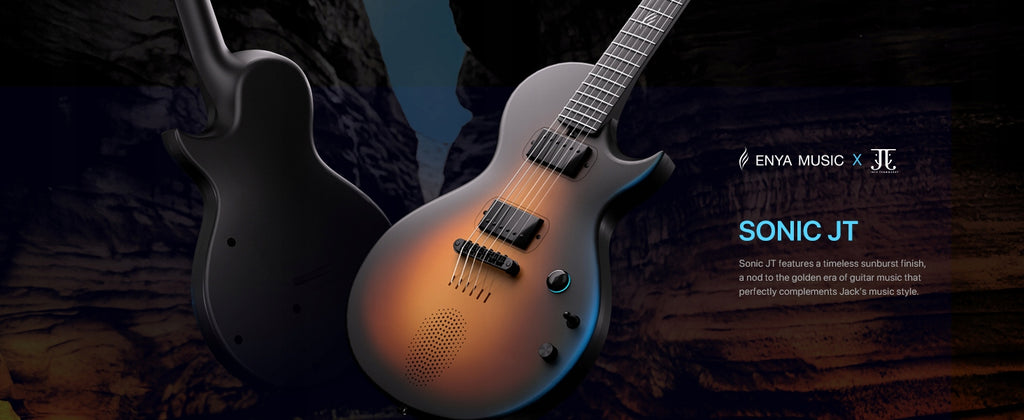 ENYA SONIC JT gitara elektryczna karbon inteligentna zestaw