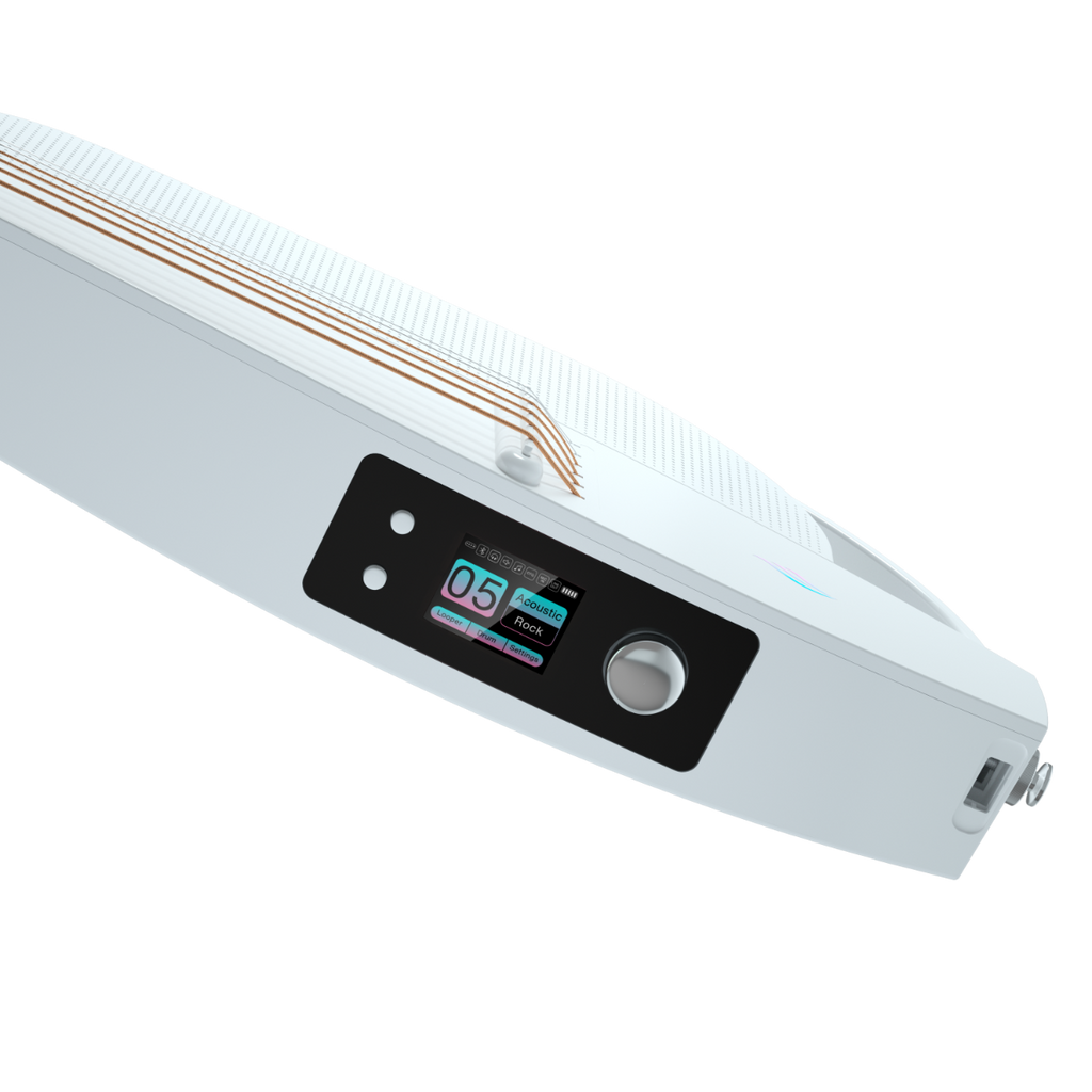 ENYA NEXG2 Delux White - smart gitara travel z looperem, ekranem dotykowym i systemem ES3