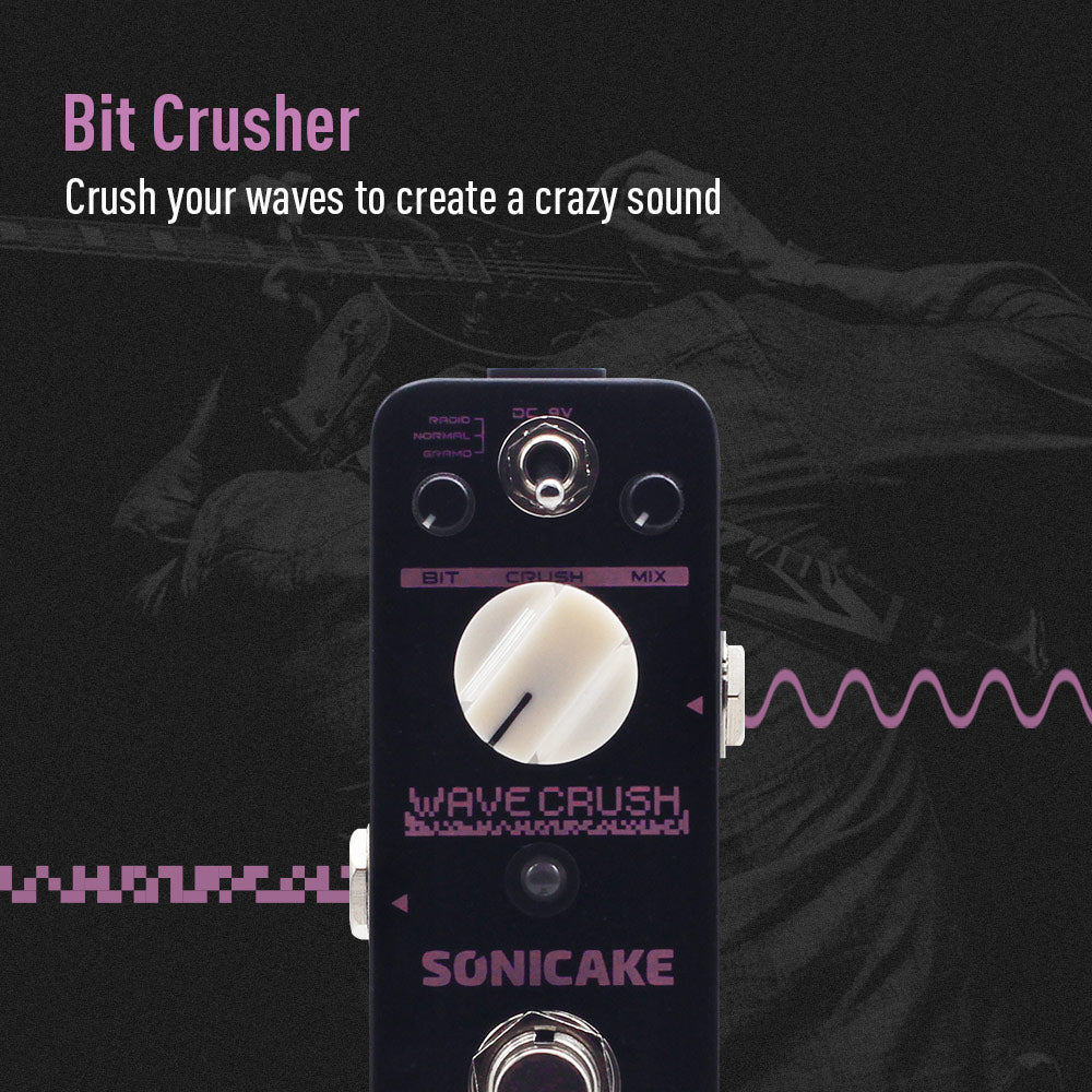 SONICAKE Wave Crush QSS-20 efekt bitcrusher Lo-Fi
