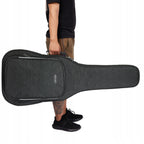 Music Area RB10-EB-BLK lekki pokrowiec na gitarę basową z ochroną 15 mm