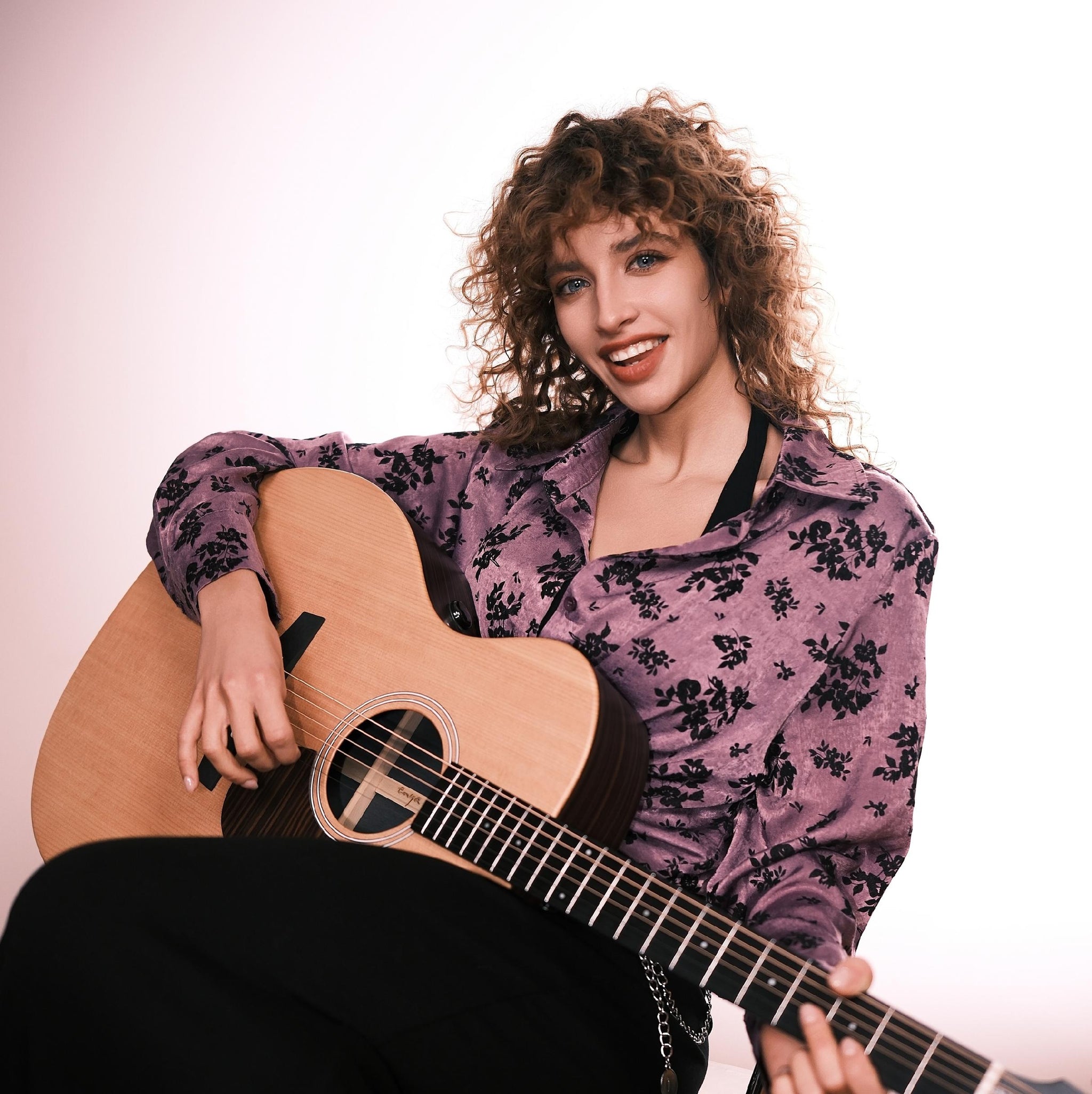 ENYA EGA-X1 PRO MAX Natural gitara akustyczna HPL z litym topem zestaw