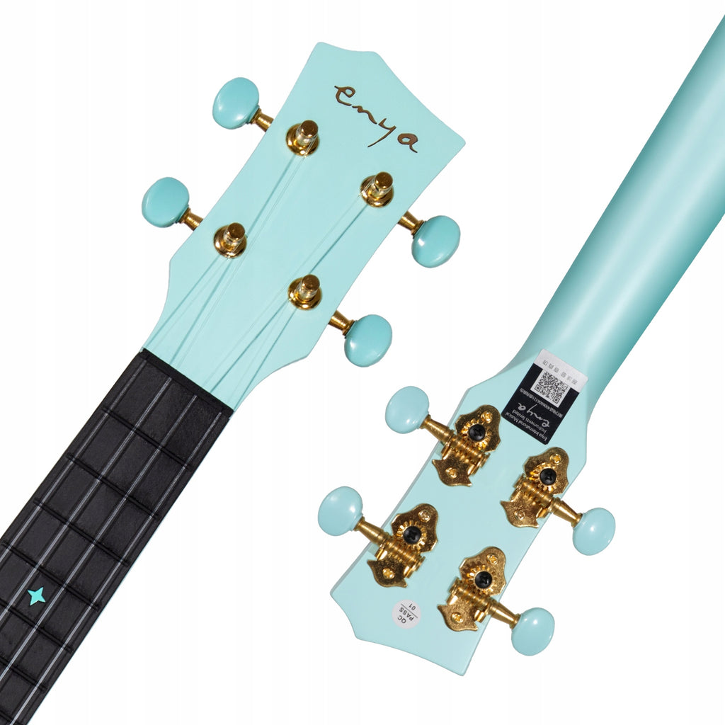 ENYA NOVA U MINI - Blue Ukulele sopranowe włókno węglowe zestaw