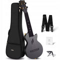 ENYA NOVA U MINI - Black Ukulele sopranowe włókno węglowe zestaw