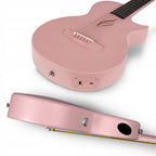 Gitara Elektroakustyczna Karbon Podróżna z efektami ENYA NOVA GO/SP1 Pink