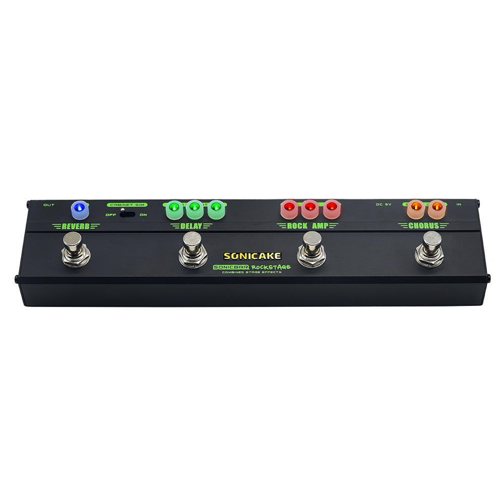 SONICAKE Rockstage QCE-10 multiefekt gitarowy distortion chorus delay reverb