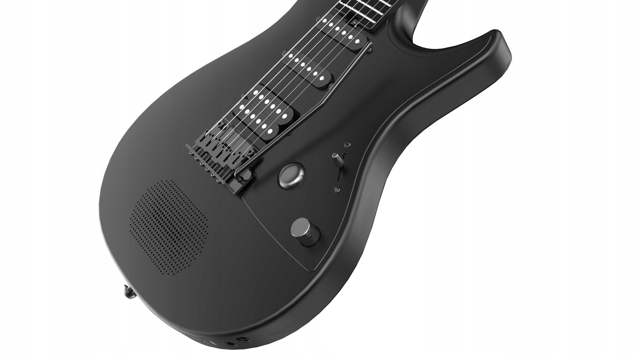 ENYA Inspire Black gitara elektryczna karbon smart z efektami