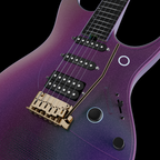 ENYA Inspire Pro AL – Purple  gitara elektryczna karbon smart z efektami