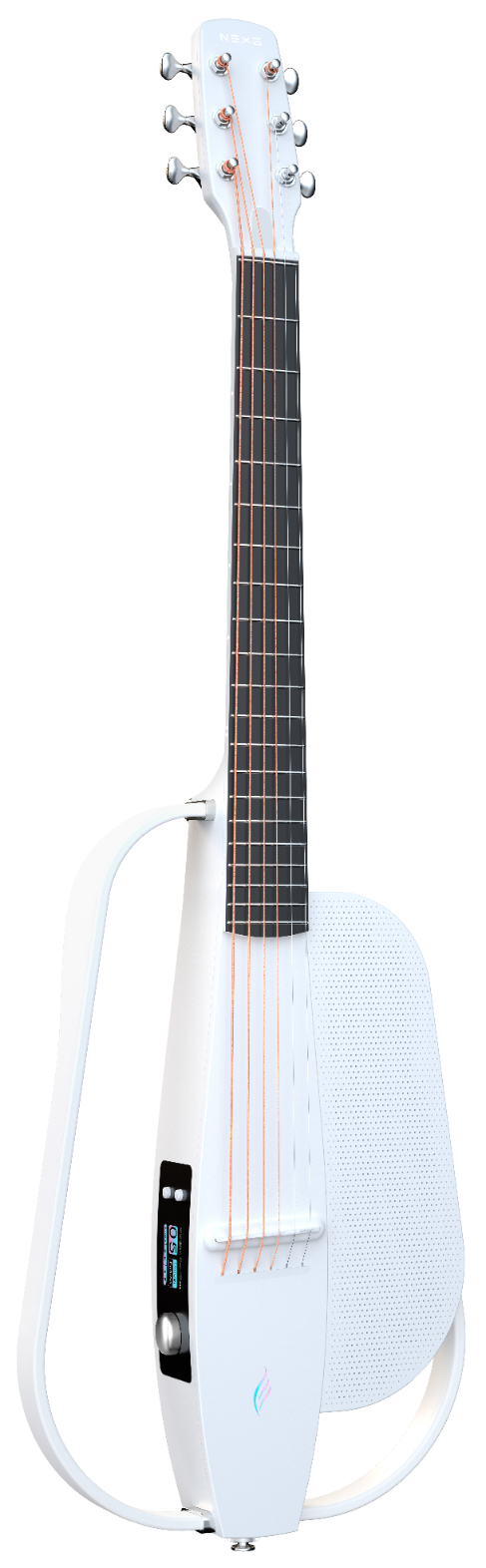 ENYA NEXG2 Delux White - smart gitara travel z looperem, ekranem dotykowym i systemem ES3