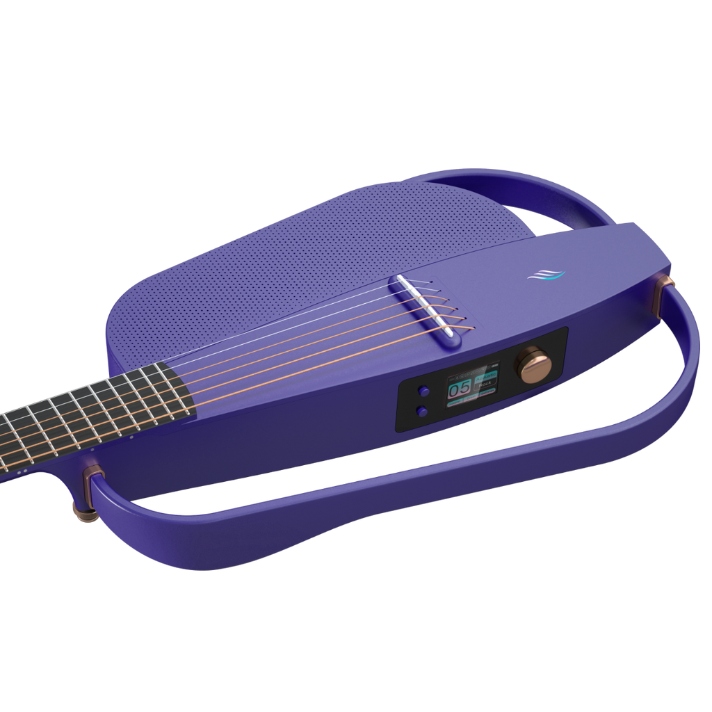 ENYA NEXG2 Delux Purple - smart gitara travel z looperem, ekranem dotykowym i systemem ES3