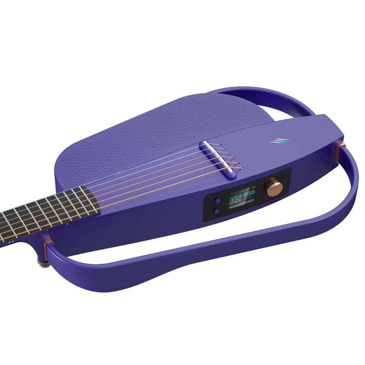ENYA NEXG2 Delux Purple - smart gitara travel z looperem, ekranem dotykowym i systemem ES3