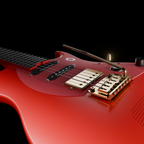 ENYA Inspire Pro SD – Red  gitara elektryczna karbon smart z efektami