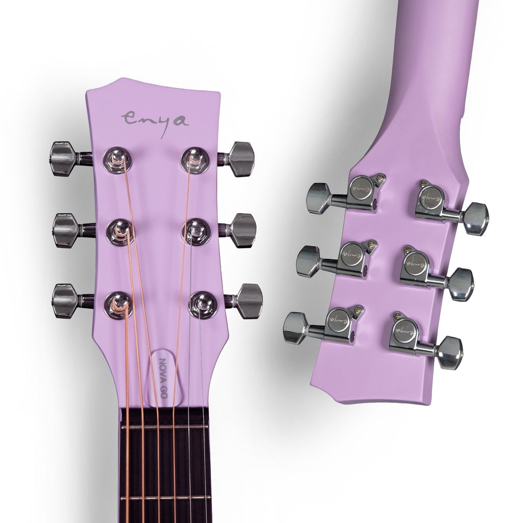 Gitara Elektroakustyczna Karbon Podróżna z efektami ENYA NOVA GO/SP1 Purple
