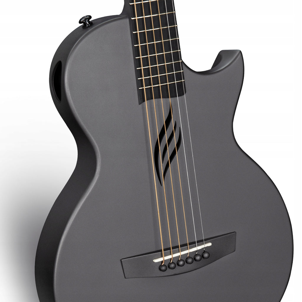 ENYA NOVA GO Black gitara akustyczna włókno węglowe podróżna zestaw