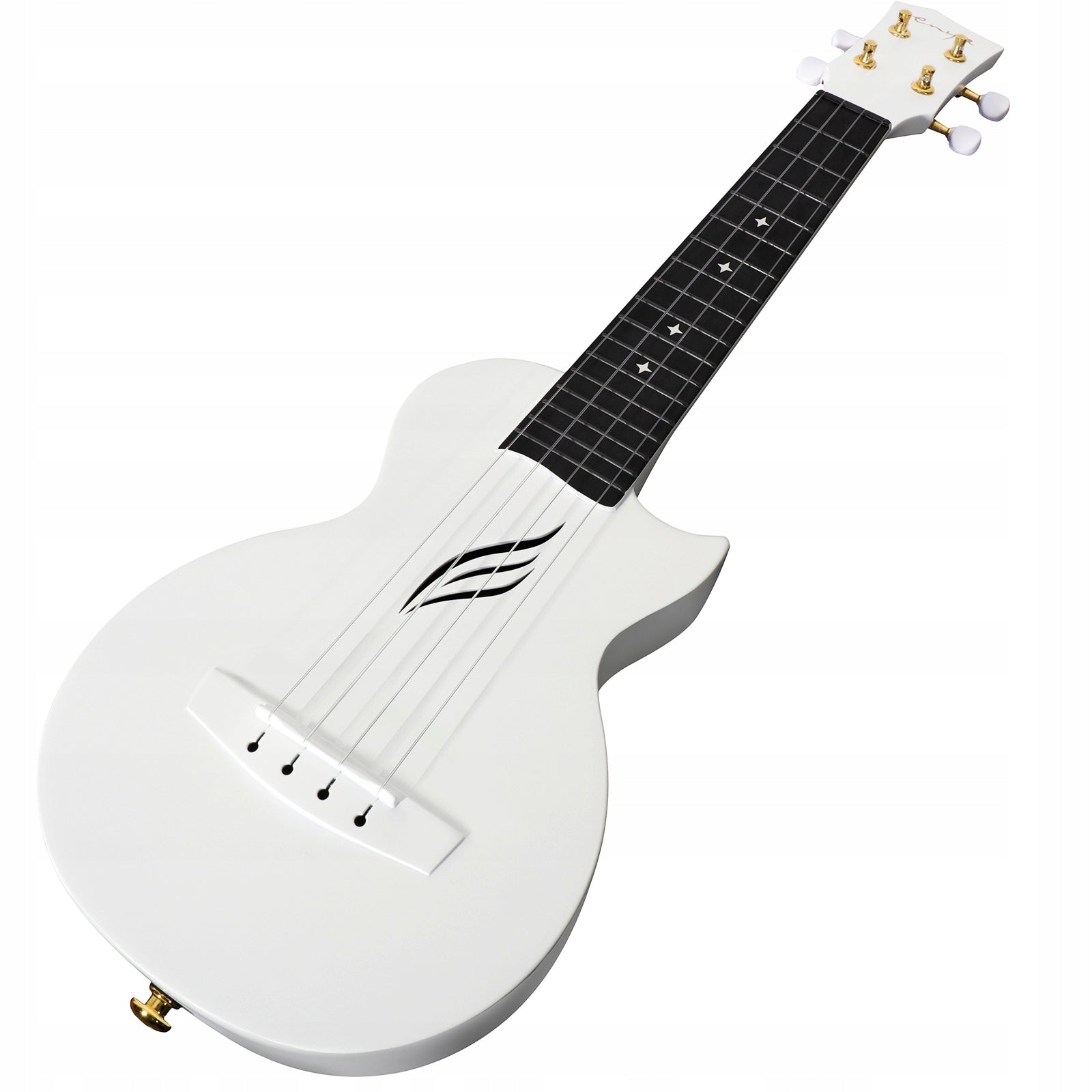 ENYA NOVA U MINI - White Ukulele sopranowe włókno węglowe zestaw
