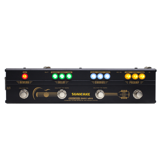 SONICAKE Sonic Wood QCE-50 multiefekt do gitary akustycznej preamp DI
