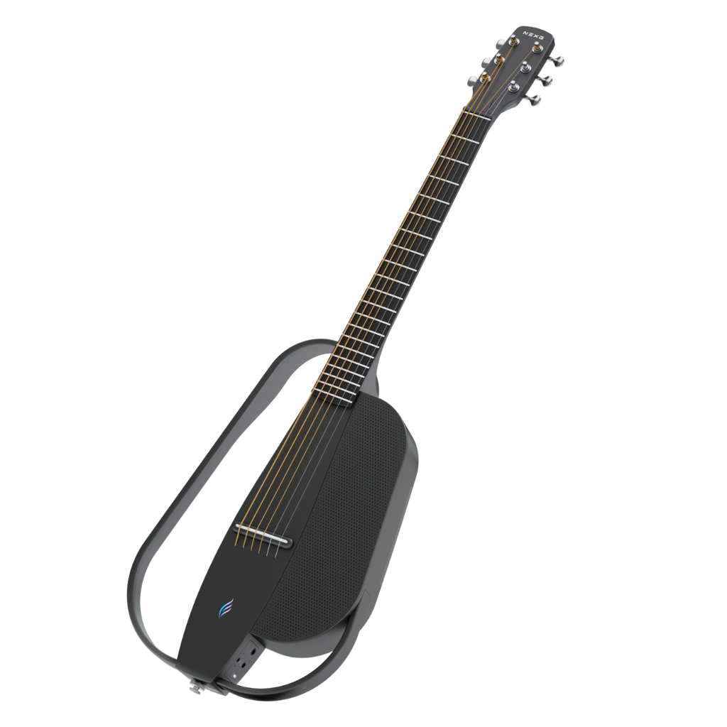 ENYA NEXG2 Delux Black - smart gitara travel z looperem, ekranem dotykowym i systemem ES3