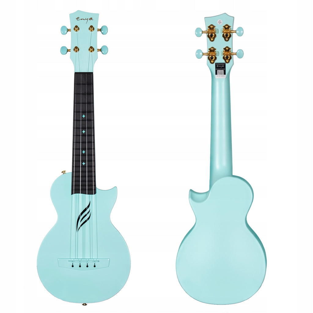 ENYA NOVA U MINI - Blue Ukulele sopranowe włókno węglowe zestaw
