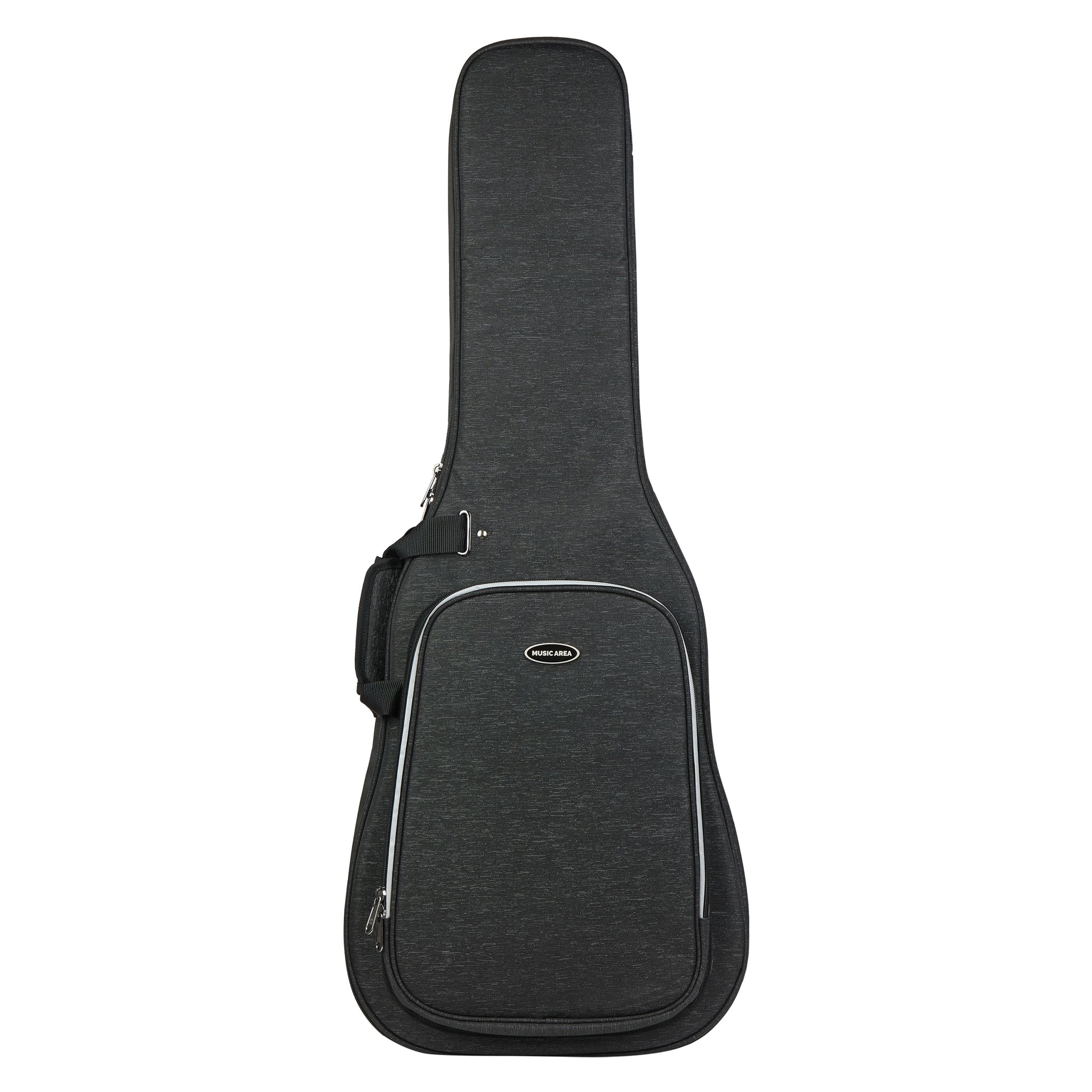 Music Area RB20-EB-BLK lekki pokrowiec na gitarę basową z 20 mm