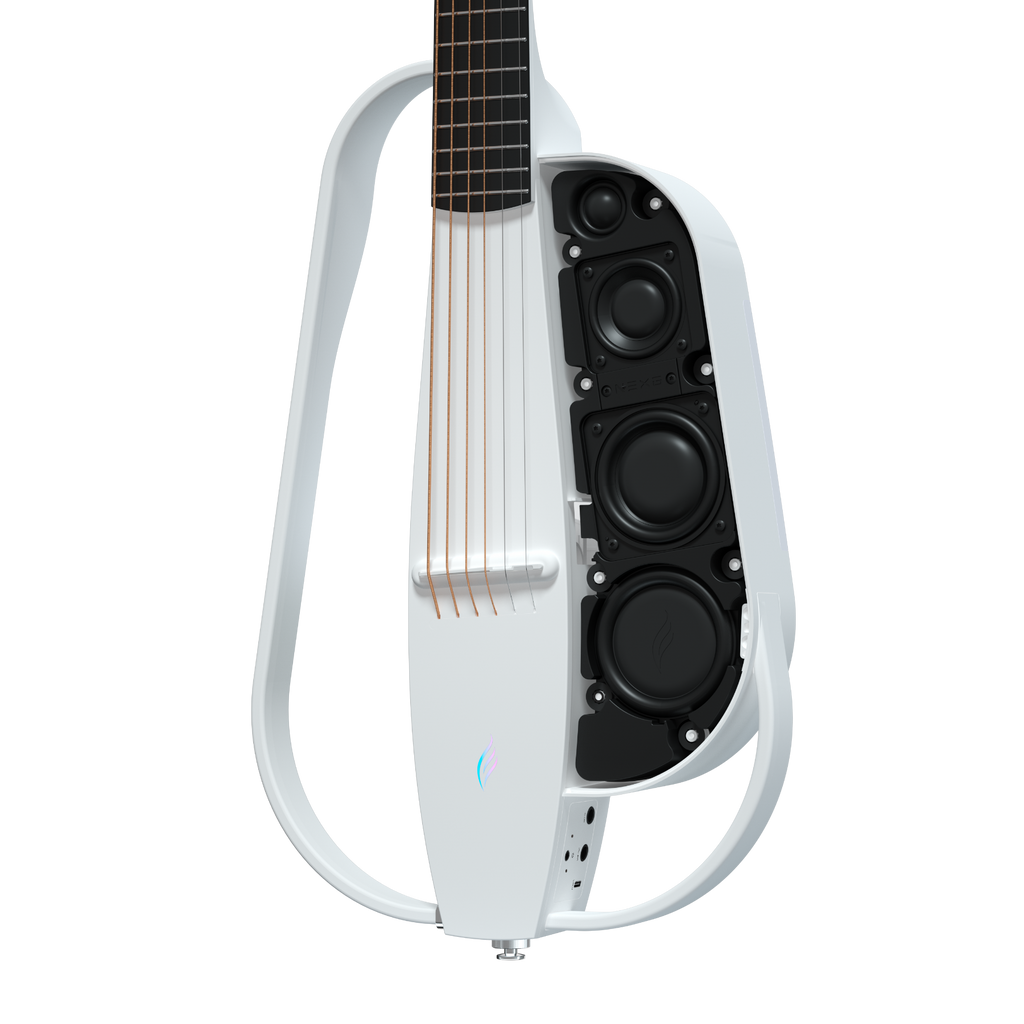ENYA NEXG2 Delux White - smart gitara travel z looperem, ekranem dotykowym i systemem ES3