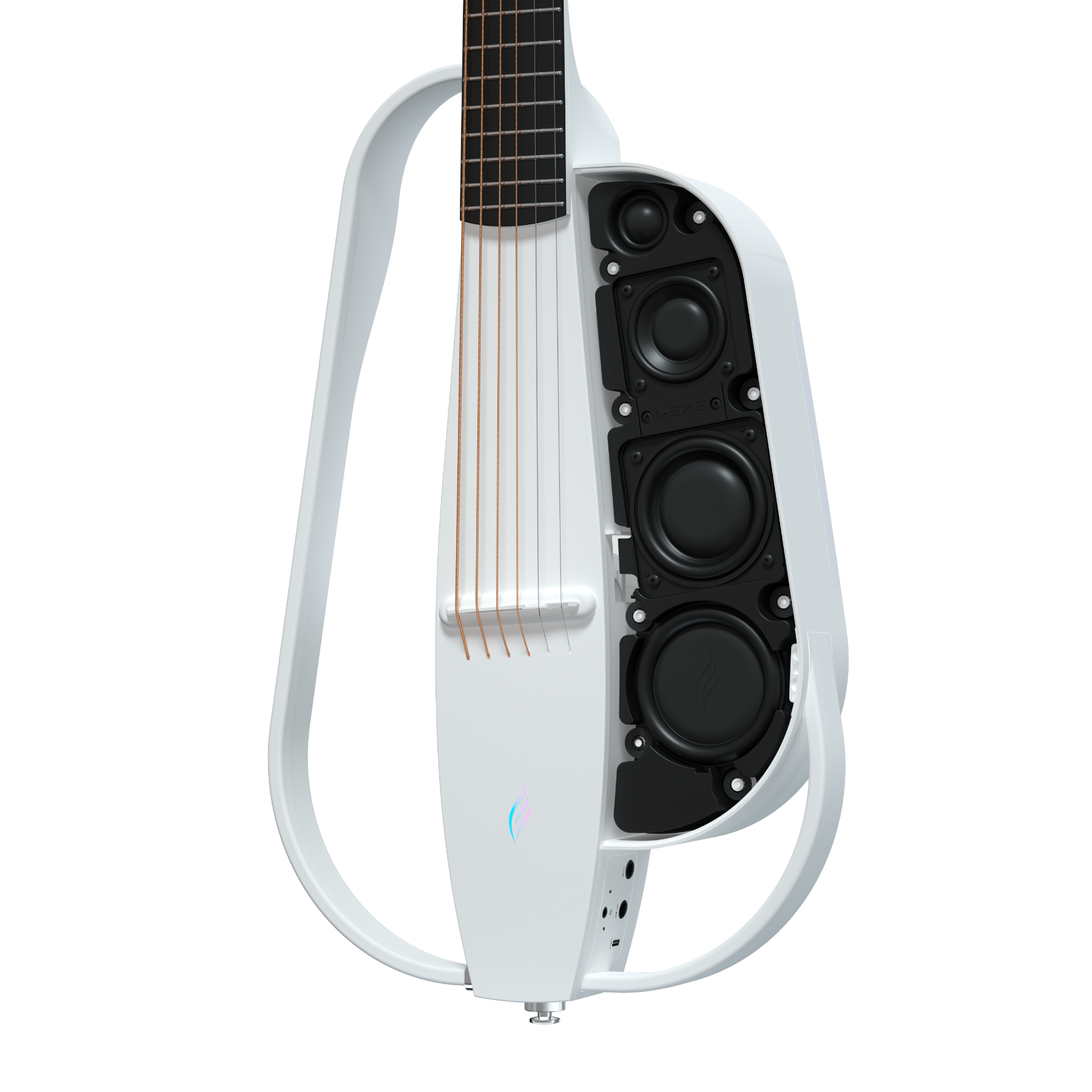ENYA NEXG2 Delux White - smart gitara travel z looperem, ekranem dotykowym i systemem ES3