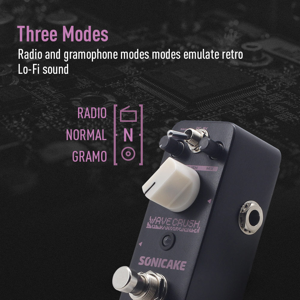 SONICAKE Wave Crush QSS-20 efekt bitcrusher Lo-Fi