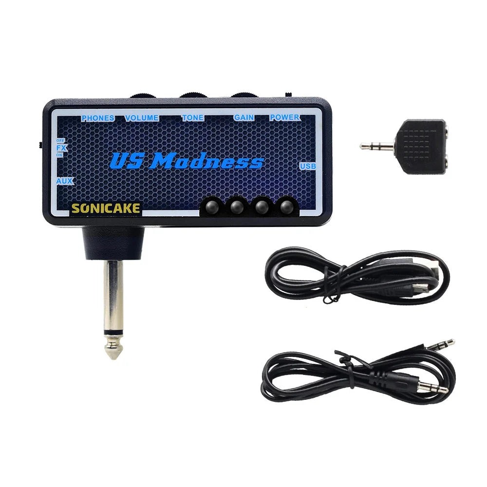 SONICAKE US Madness QAP-4E wzmacniacz słuchawkowy do gitary i basu