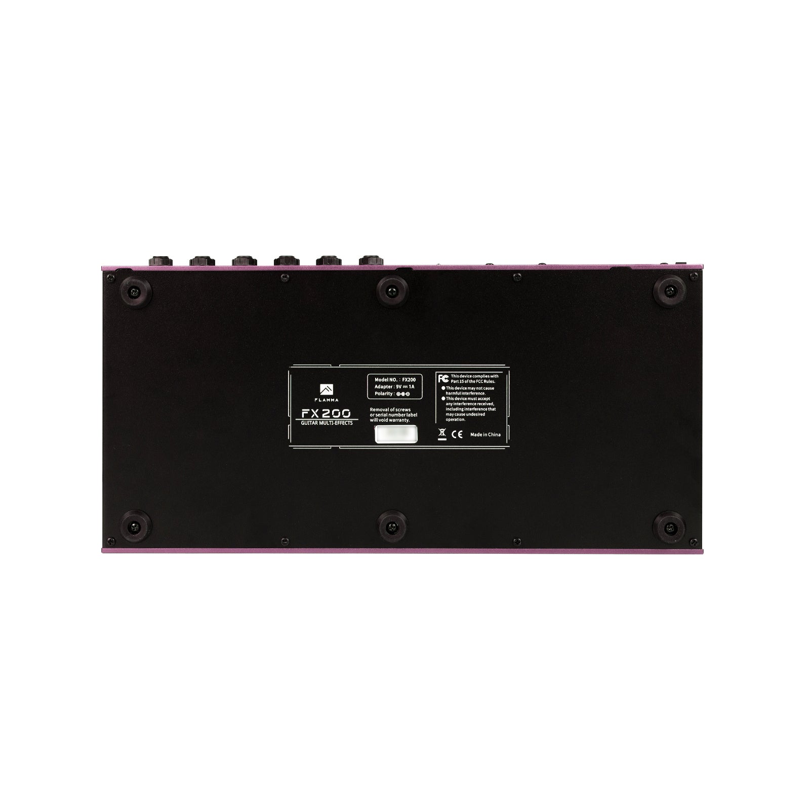 FLAMMA FX200 Pink procesor gitarowy, multiefekt IR i looper