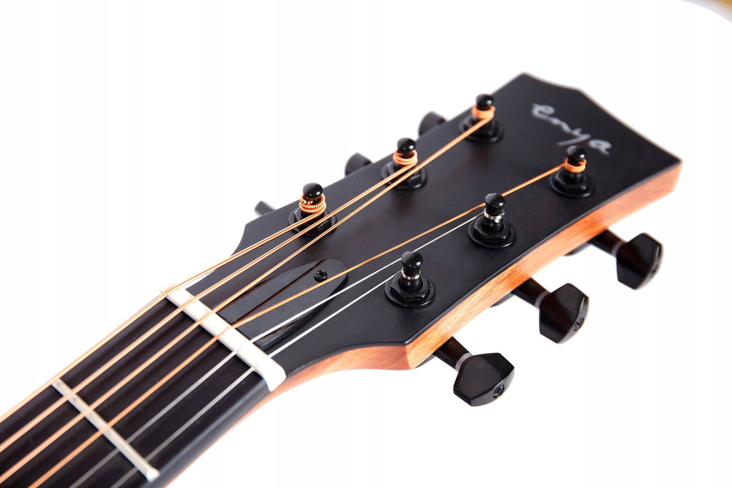 ENYA EA-X0/SP1.EQ Natural gitara elektroakustyczna HPL z efektam Zestaw