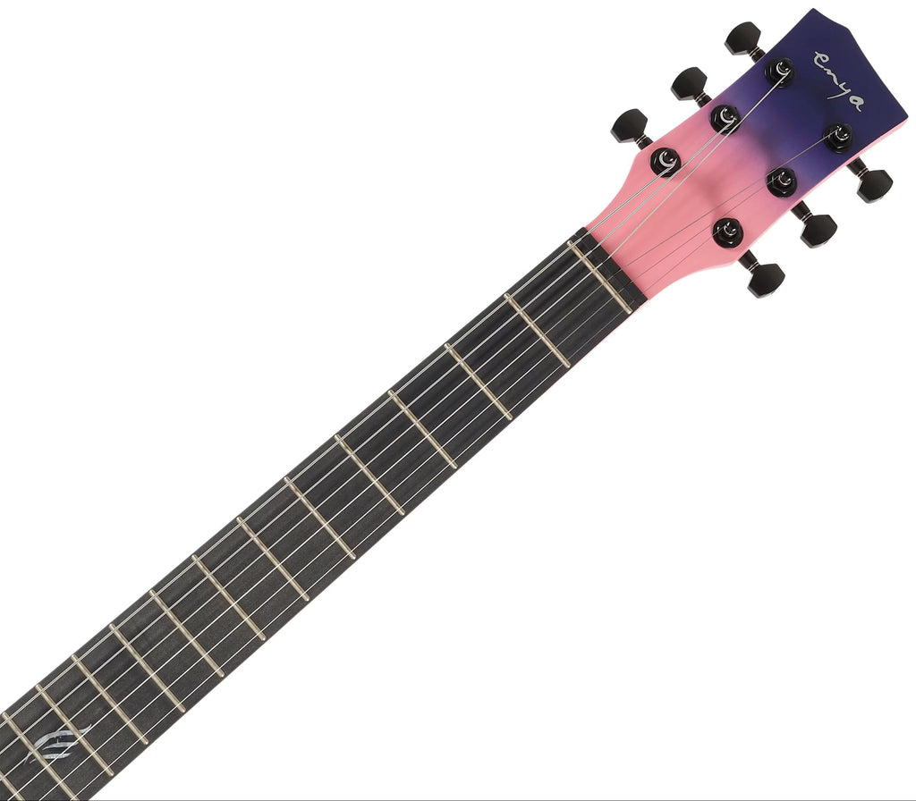 ENYA NOVA GO SONIC - Purple gitara elektryczna karbon inteligentna zestaw