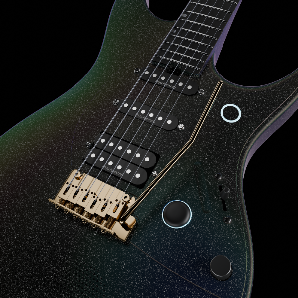 ENYA Inspire Pro AL – Black  gitara elektryczna karbon smart z efektami