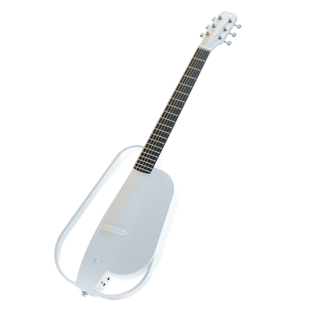 ENYA NEXG2 Delux White - smart gitara travel z looperem, ekranem dotykowym i systemem ES3