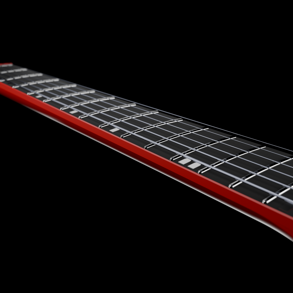 ENYA Inspire Pro SD – Red  gitara elektryczna karbon smart z efektami