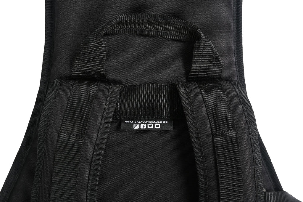 Music Area RBH-EG-BLK pokrowiec na gitarę elektryczną z ochroną 30 mm