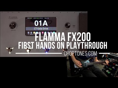 FLAMMA FX200 Blue procesor gitarowy, multiefekt IR i looper