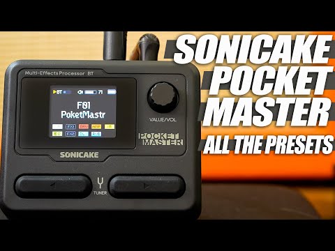 SONICAKE Pocket Master BK multiefekt procesor efekt gitarowy basowy modeler